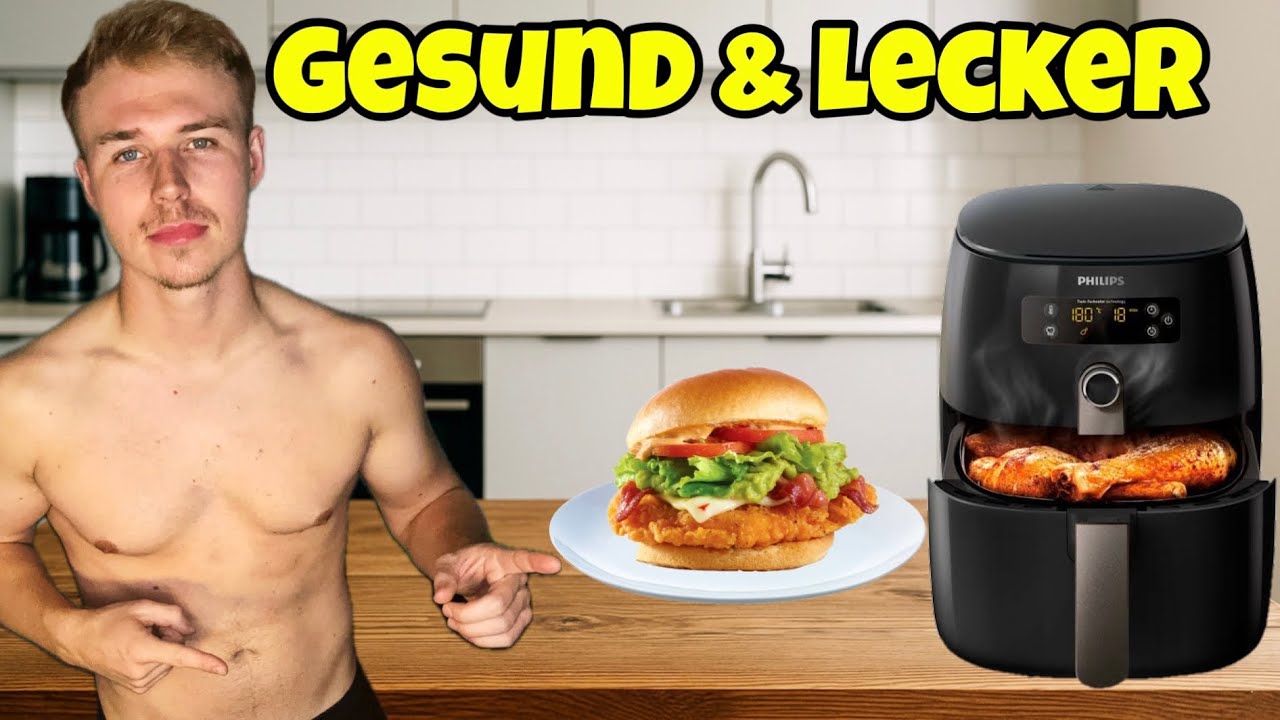 GESUNDE und SCHNELLE Airfryer-Rezepte zum ABNEHMEN! (Fitness Rezepte)