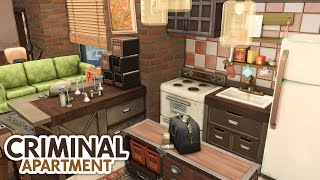 Grungy Criminal Apartment // The Sims 4 Speed Build: Apartment Renovation