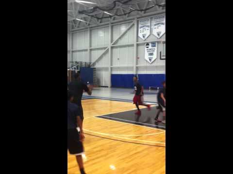 lebron james dunking on a camper 2011