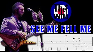 The Who - See Me, Feel Me (Bass Tabs + Tutorial) By John Entwistle