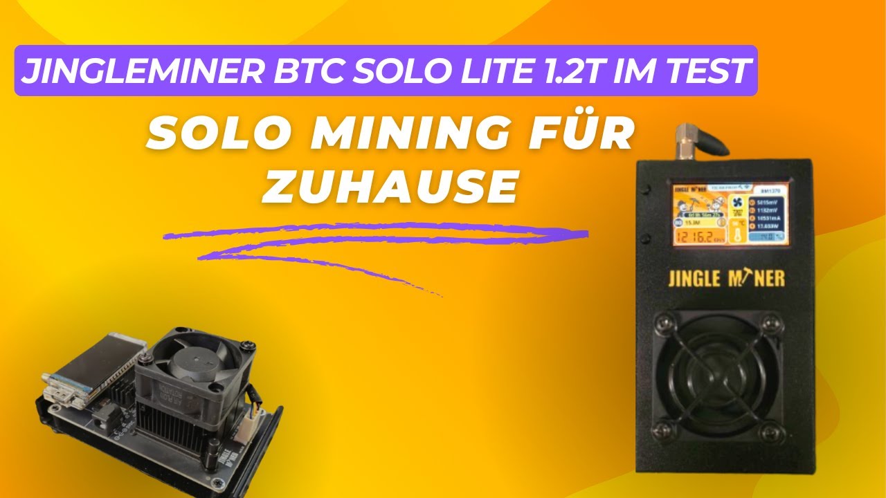JingleMiner BTC Solo Lite 1.2T im Test: Solo Mining für Zuhause