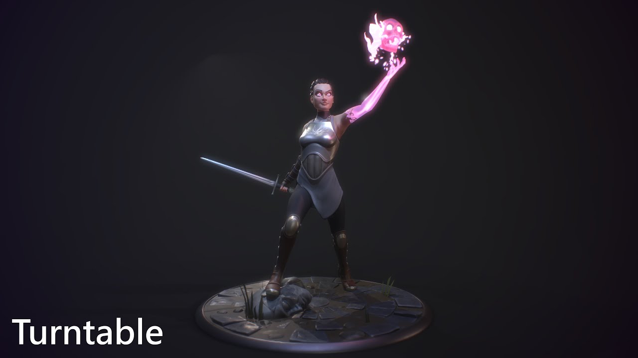 Dark Sorceress Turntable (Without Cloak)