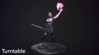 Dark Sorceress Turntable (Without Cloak)