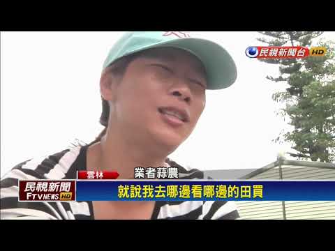 春假人潮多 莿桐路邊3公里15攤賣蒜頭－民視新聞