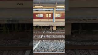 1420系1254系2800系8両高安駅準急発車