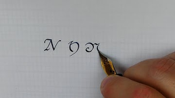 How to write the Capital “N” in six different scripts – Handwriting Practice