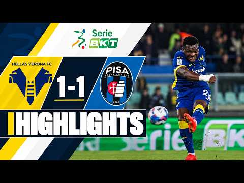 Hellas Verona - Pisa 1-1 Highlights | Serie B - 2026/2027 | verona pisa