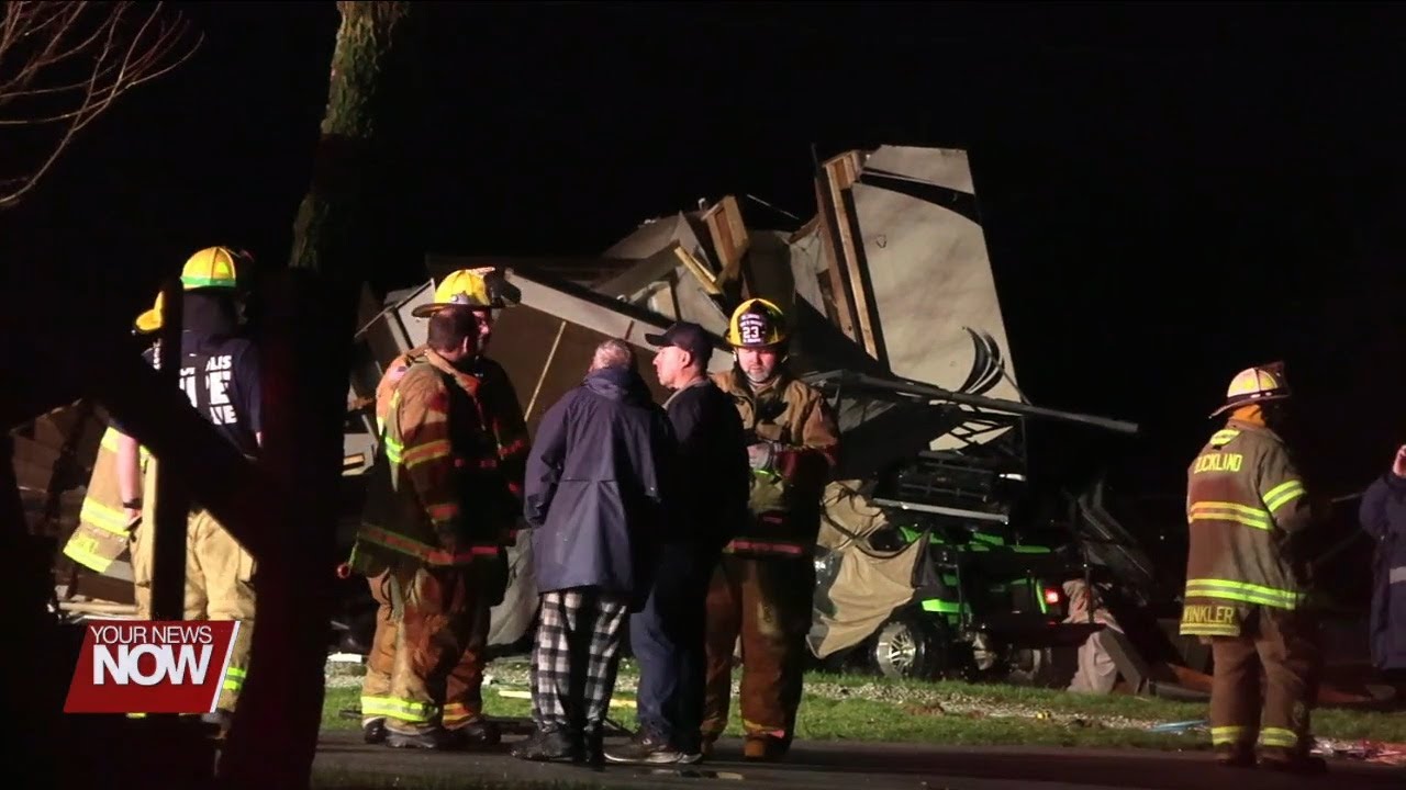 Several tornadoes touch down in west-central Ohio counties - YouTube