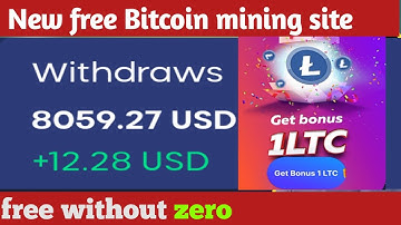 New Bitcoin Cloud Mining 2022 || Free Bitcoin Mining site without investment | Free freebitcoins.pro
