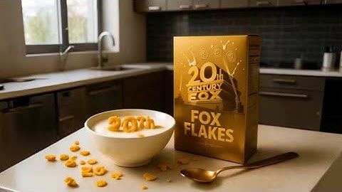 20th Century Fox as Cereal Boxes by AI
