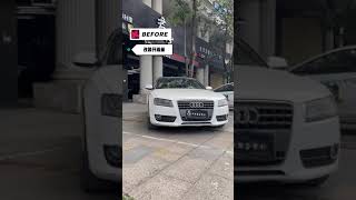 Audi  A5 B8 upgrade to RS5 B8.5, headlight, engine hood. front bumper