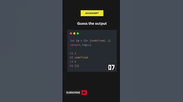 Test Your JavaScript Knowledge: MCQ #4
