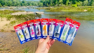 Fishing EVERY Size Rooster Tail!!