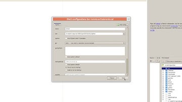 Setting up Python 3 in Pyzo on ecf