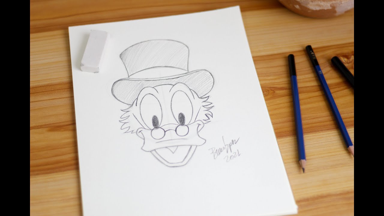 Como Desenhar o Tio Patinhas [Uncle Scrooge] - (How to Draw Scrooge) - SLAY  DESENHOS #232 