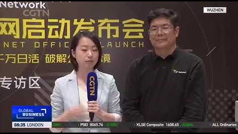 TOP Network CEO Steve Wei| Interview with CGTN on TOP Network Mainnet Launch