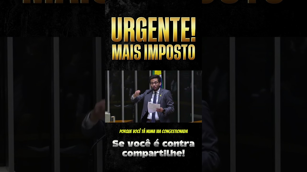 Kim kataguiri alerta sobre projeto urgente que visa a criação de novos impostos no cenário político