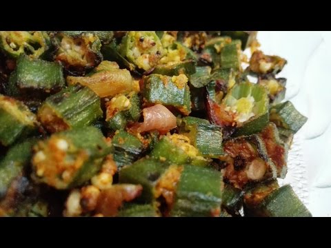 Bendakaaya Vepudu  -  Crispy Bhindi Fry / Okra Fry / Ladies Finger Fry -