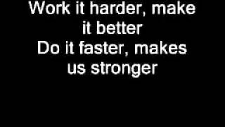 Daft Punk - Harder Better Faster Stronger (Lyrics)