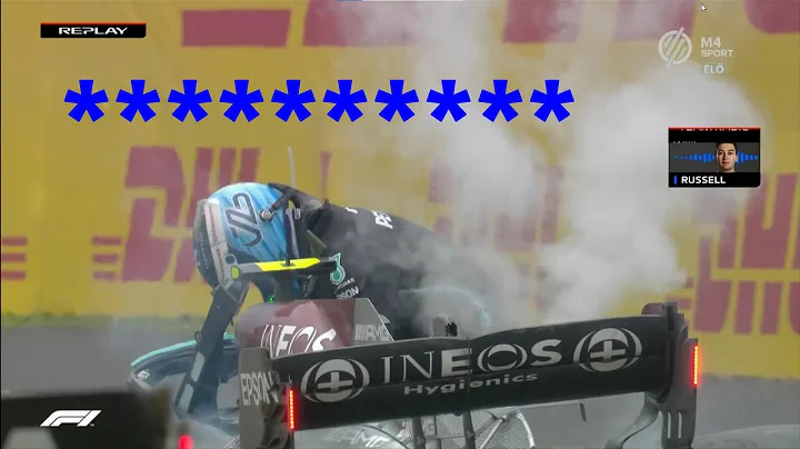 George Russell Angry Radio Team after crash Bottas Emilia Romagna GP F1 2021 WHAT THE *************