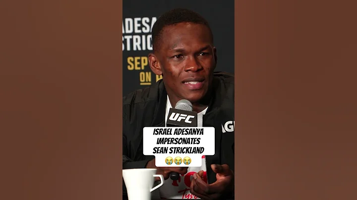 😭 ISRAEL ADESANYA IMPERSONATES SEAN STRICKLAND