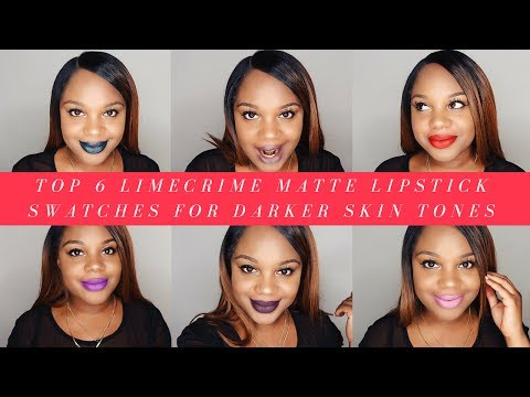 top-6-limecrime-matte-lipstick-swatches-for-darker-skin-tones