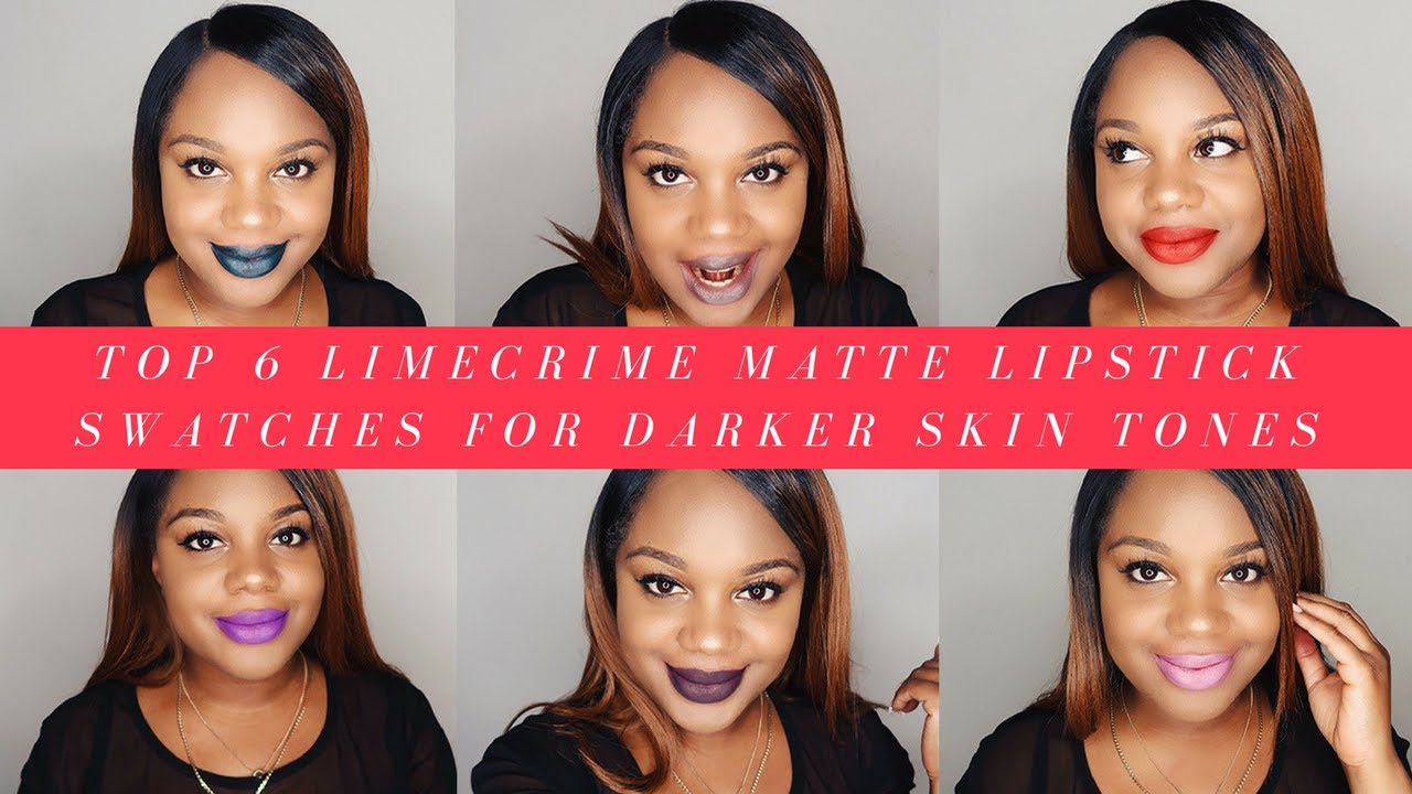 Lime Crime Black Velvet On Dark Skin