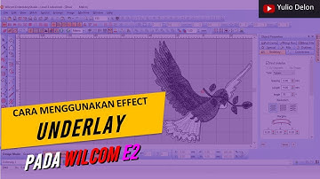 Belajar Wilcom E2 (Part 13) Cara menggunakan Effect Underlay pada Wilcom E2