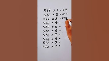 Write the Table of 572 in 17 second only..#maths #mathshack #mathstricks ‎@study_care0 