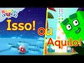 ISSO OU AQUILO! | 123 Jogos para crianças | 1 hora de aprender a contar | Numberblocks em português