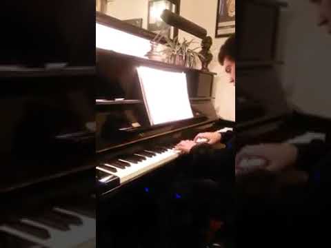 Student performing Schubert's 