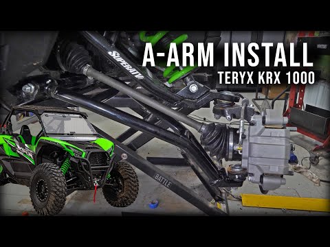SuperATV High Clearance A-Arm Install | Kawasaki Teryx KRX 1000 | How To