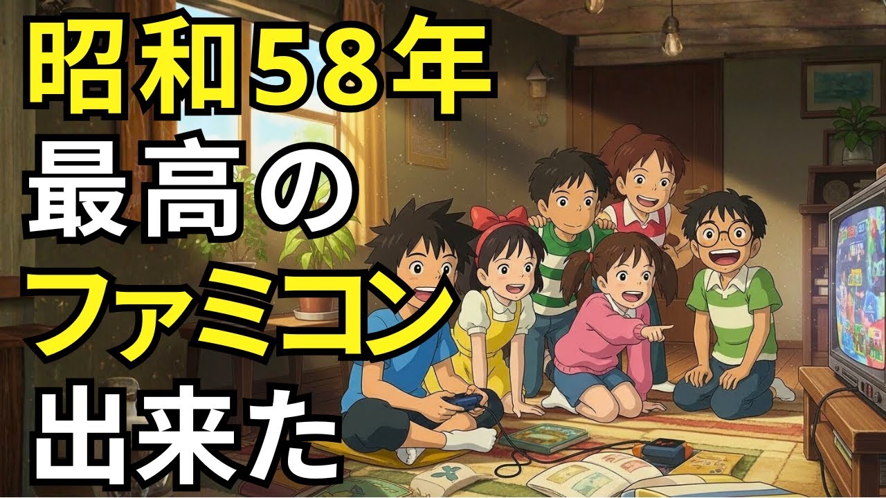 【懐かし】ファミコンが大好きだった僕らへ.心が戻る昭和の時間