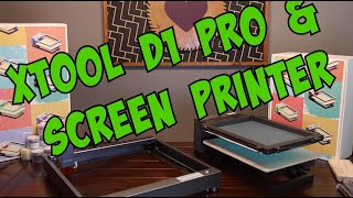 xTool D1 Pro and Screen Printer Unboxing, Set-up & 1st Review