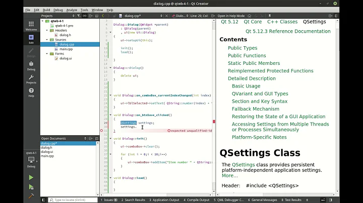QComboBox - Udemy Preview - Qt Widgets for Beginners