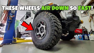 EASY WAY TO AIR DOWN TIRES! Teraflex Nomad Wheels & 37" Tires Jeep Wrangler JL Ecodiesel