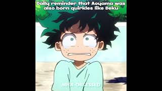 Could have easily turned out like Deku 😔 #anime #mha