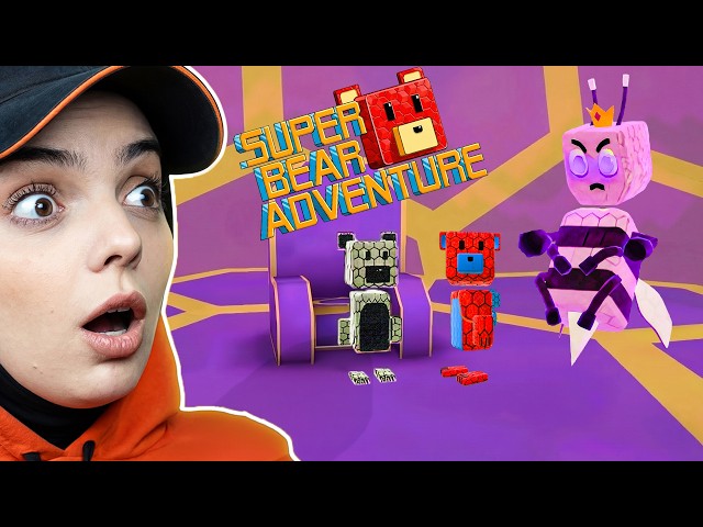 SÜPER AYI SPIDER-MAN OLDU VE MOR BALI YOK ETTİ! 😱🟣