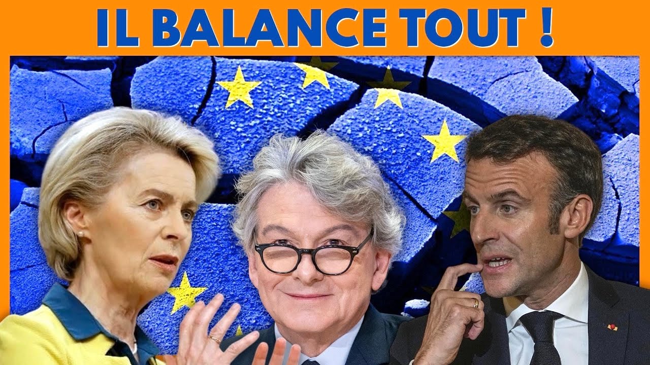 Coup de tonnerre : Thierry Breton balance tout en direct (Macron panique !)