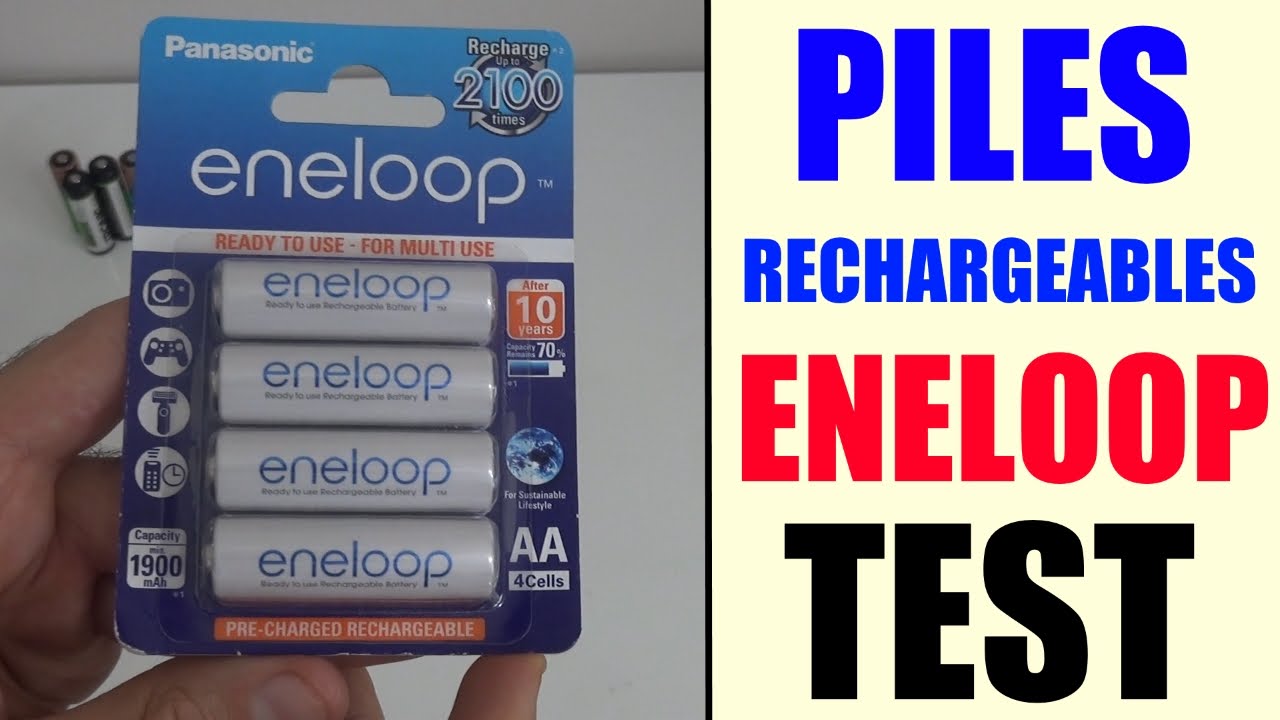eneloop piles rechargeables test avis prix comparatif (tronic