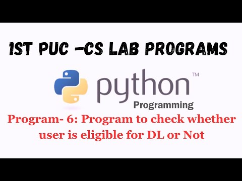 Part A -6.PYTHON PGM TO CHECK WEATHER USER IS ELIGIBLE TO APPLY FOR ...