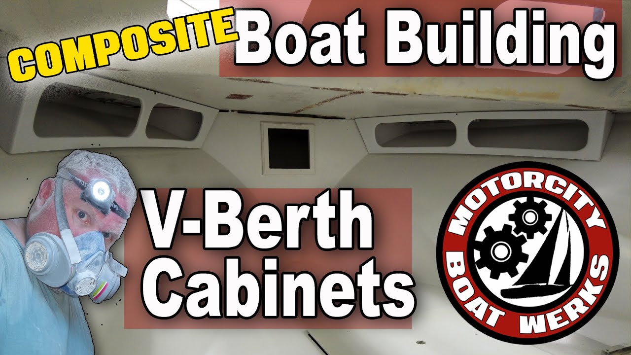 How to Build V-berth Boat Cabinets Coosa Board Sailboat Restoration Trawler Refit (Ep24) picture