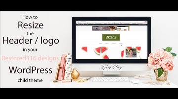 How to resize the header logo in your Restored316 WordPress theme