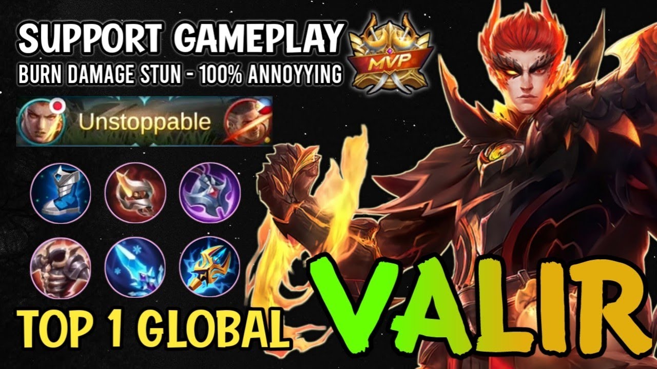 Valir Gameplay Support Build! Top 1 Global Valir Best Build 2021