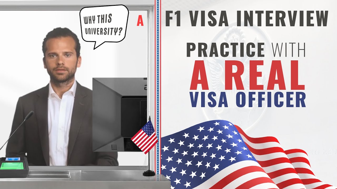 F1 Visa Interview | Practice with a REAL Visa Officer - YouTube