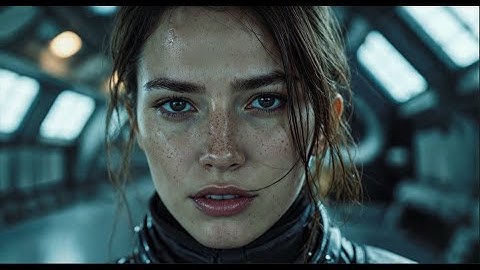 Commander Alara Voss. ISS Hisperia - Log entry 2112.b  Scifi story lipsync with HeygenAI, Topaz upsc