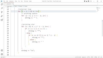 How to Make a Hollow Pyramid Star Pattern in Javascript | Problem Solving | Learn with Sazzad