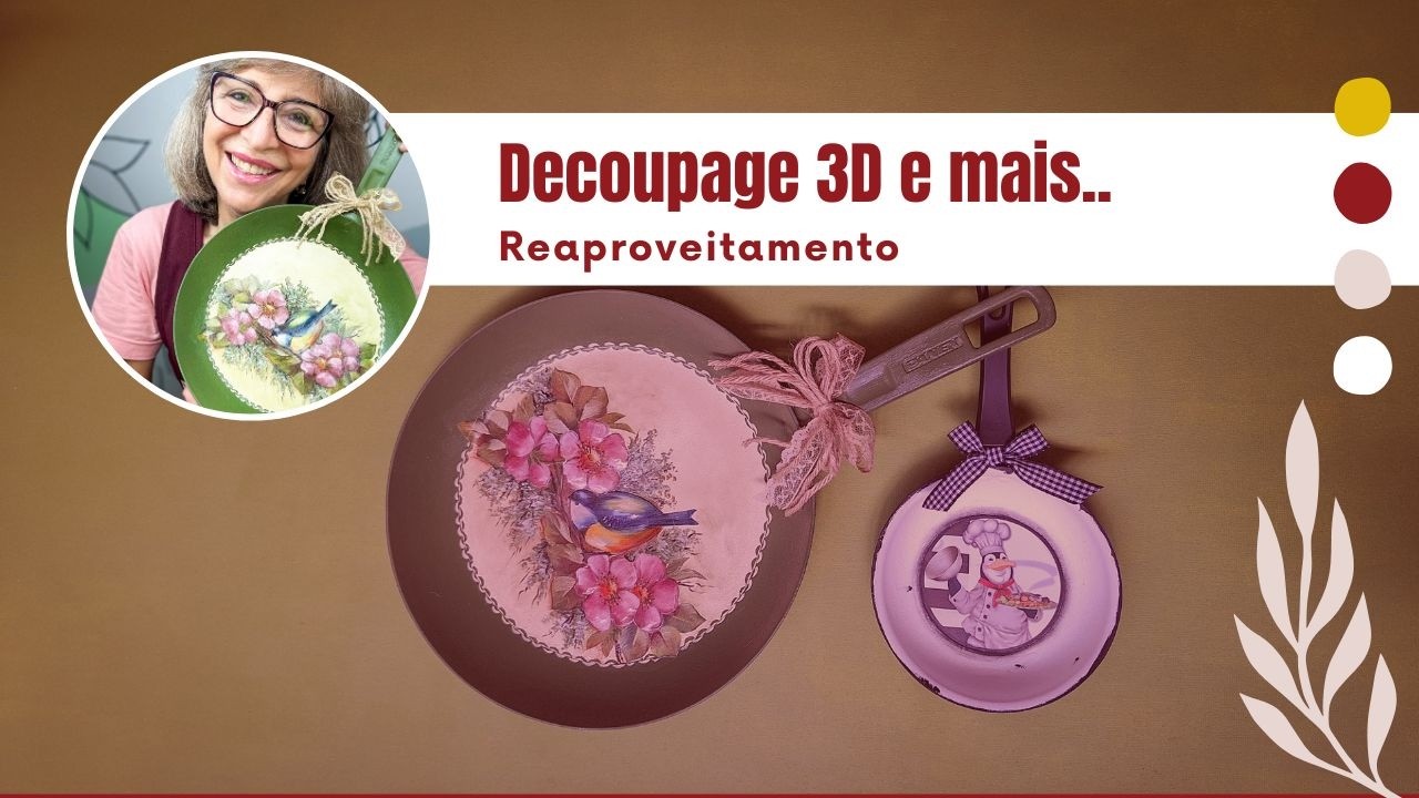 Panela velha também faz arte boa! Reaproveite panelas velhas com muita arte. EP - 264