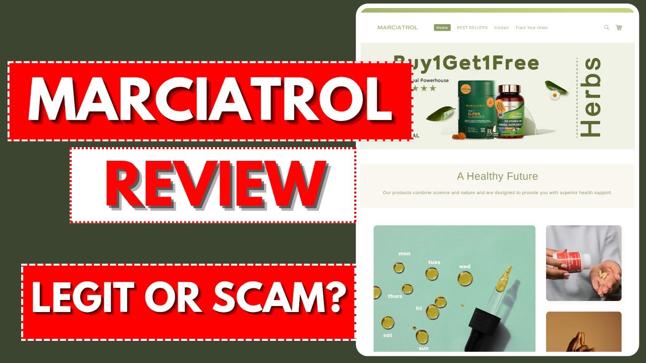 Marciatrol.com Review  Legit Or Scam Supplement Store? - YouTube