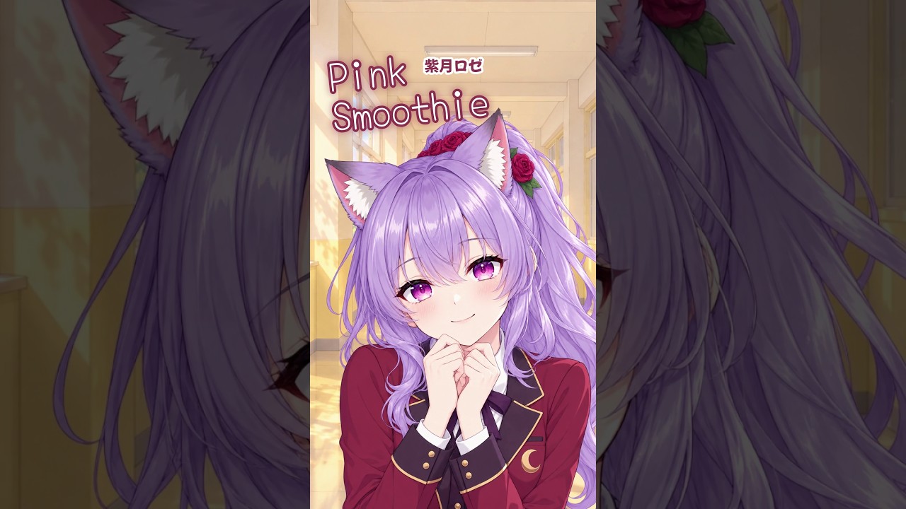 Pink Smoothie（Lyric Video）／紫月ロゼ #Shorts
